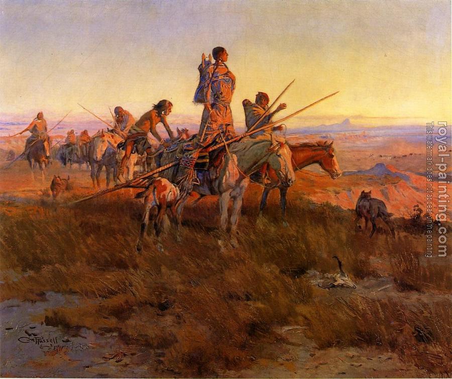 Charles Marion Russell : In the Wake of the Buffalo Hunters